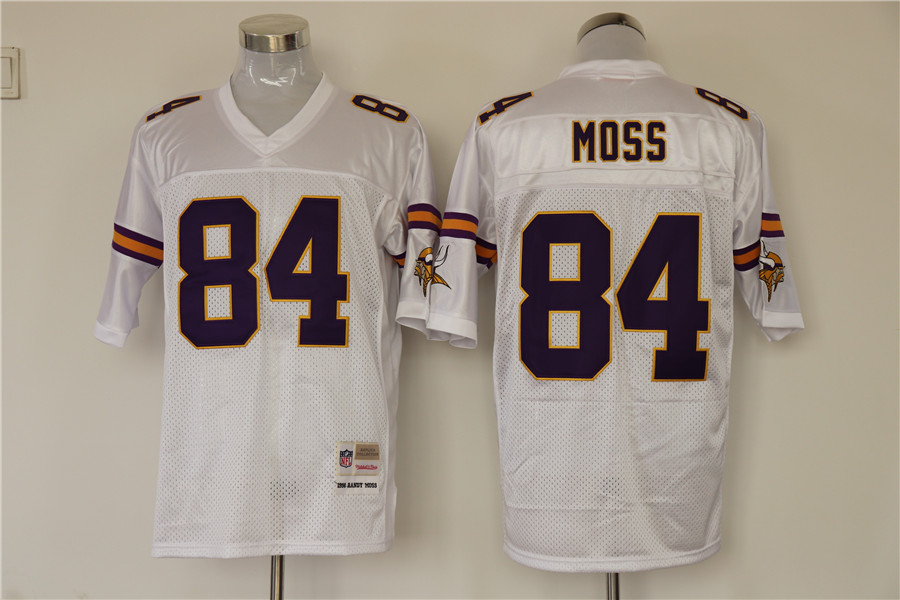 Men's Minnesota Vikings Randy Moss Mitchell & Ness White Legacy Jersey